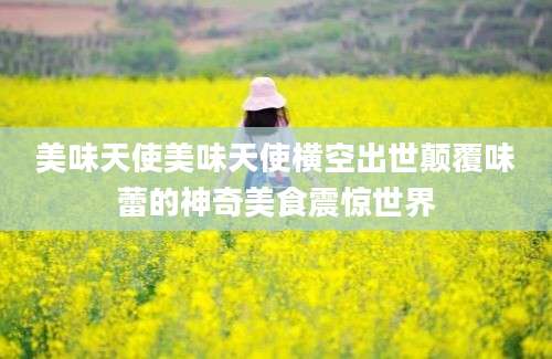 美味天使美味天使横空出世颠覆味蕾的神奇美食震惊世界