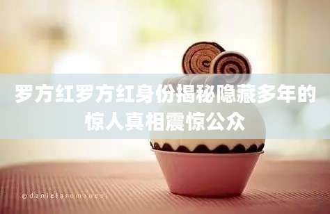 罗方红罗方红身份揭秘隐藏多年的惊人真相震惊公众
