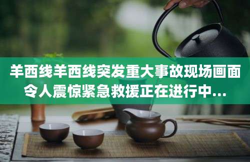 羊西线羊西线突发重大事故现场画面令人震惊紧急救援正在进行中...