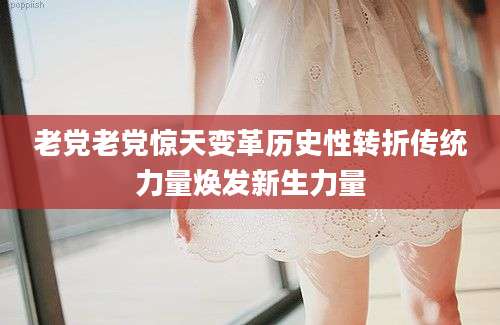 老党老党惊天变革历史性转折传统力量焕发新生力量