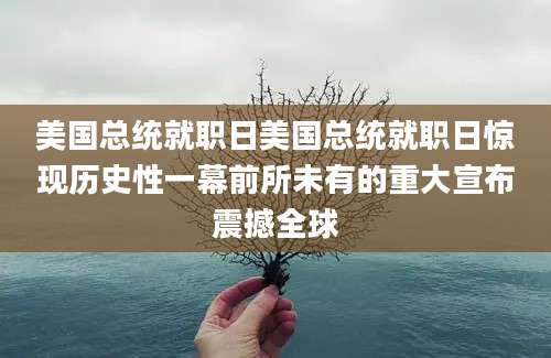 美国总统就职日美国总统就职日惊现历史性一幕前所未有的重大宣布震撼全球