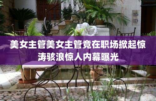 美女主管美女主管竟在职场掀起惊涛骇浪惊人内幕曝光