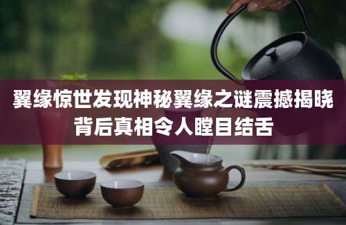 翼缘惊世发现神秘翼缘之谜震撼揭晓背后真相令人瞠目结舌