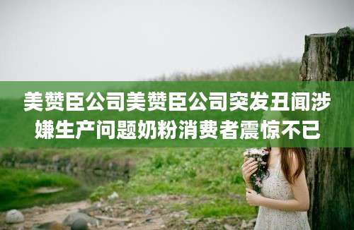 美赞臣公司美赞臣公司突发丑闻涉嫌生产问题奶粉消费者震惊不已